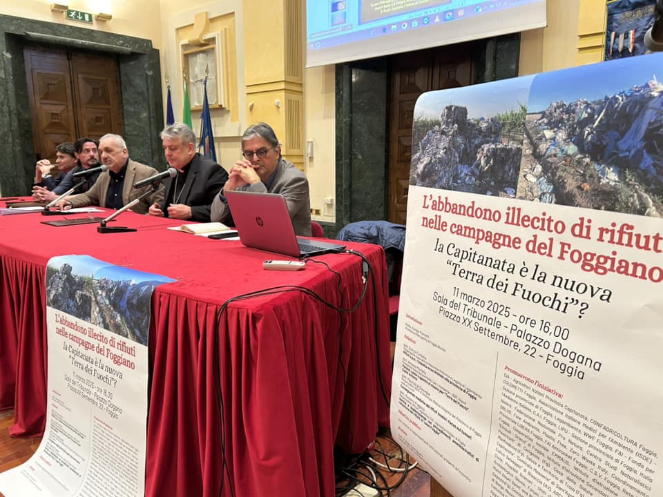 Una montagna di rifiuti mossi e sversati illegalmente dalle ecomafie in Capitanata : pubblica denuncia della Legambiente